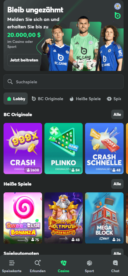 BC Game – Das Offizielle Krypto-Casino für Deutschland